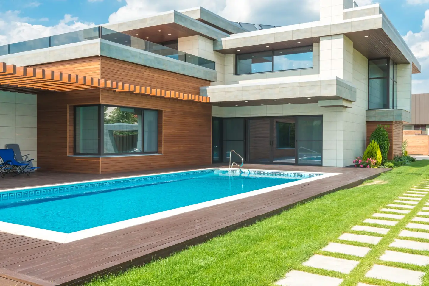 Swimming pool built in Springdale Heights, NSW